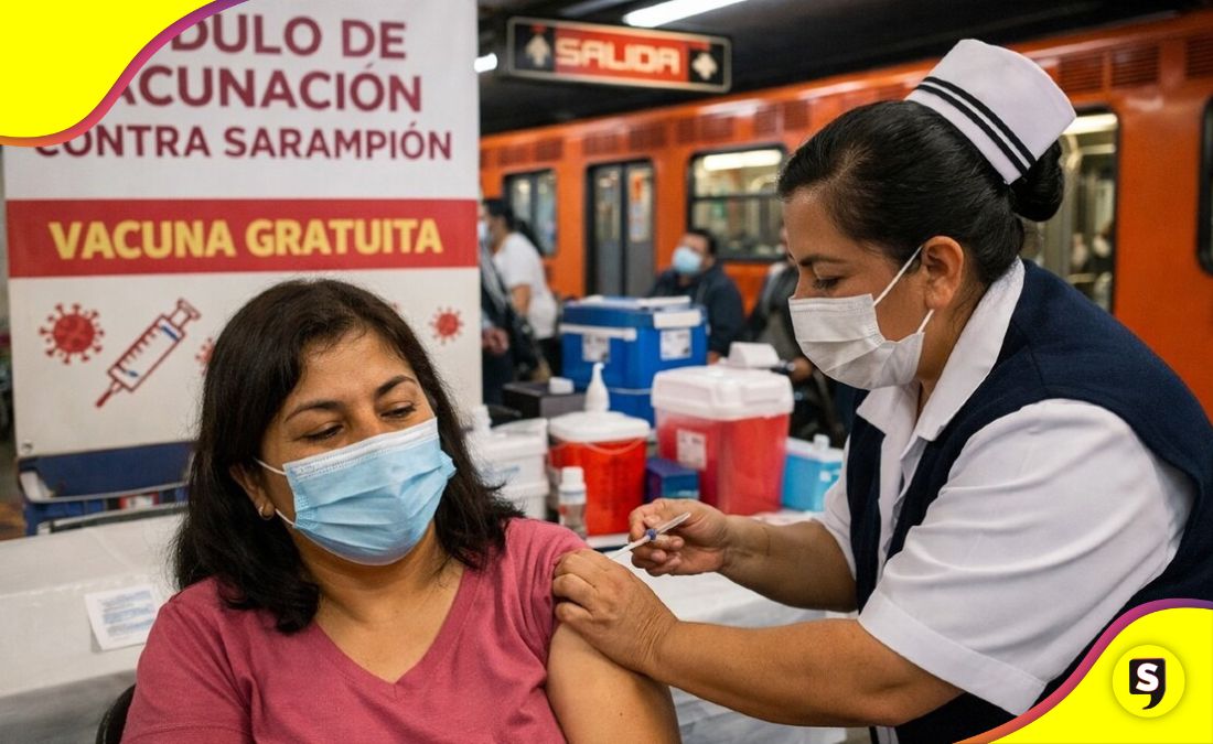 módulos de vacunación sarampión CDMX