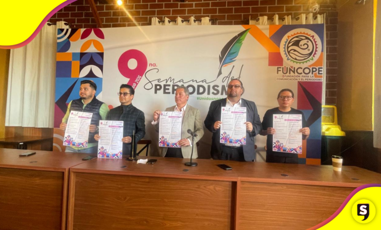 Todo listo para la semana del periodismo de Hidalgo 2026.