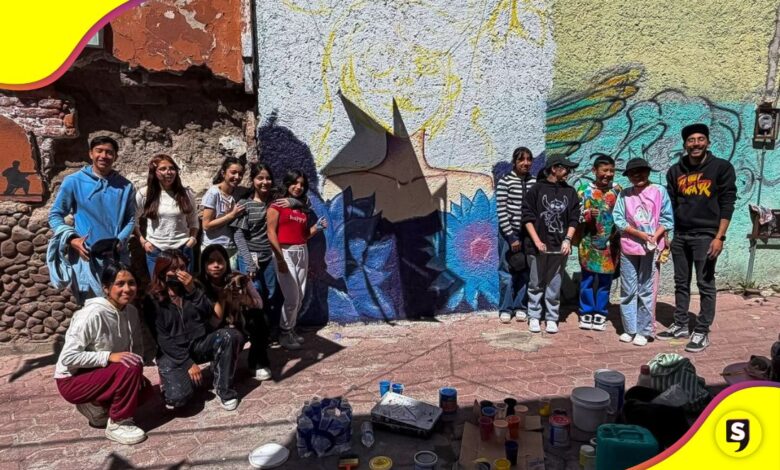8M en Pachuca Juventud mural