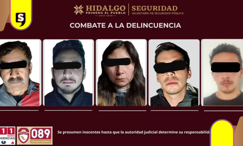 Caen cinco en Tulancingo por desaparición de tres personas