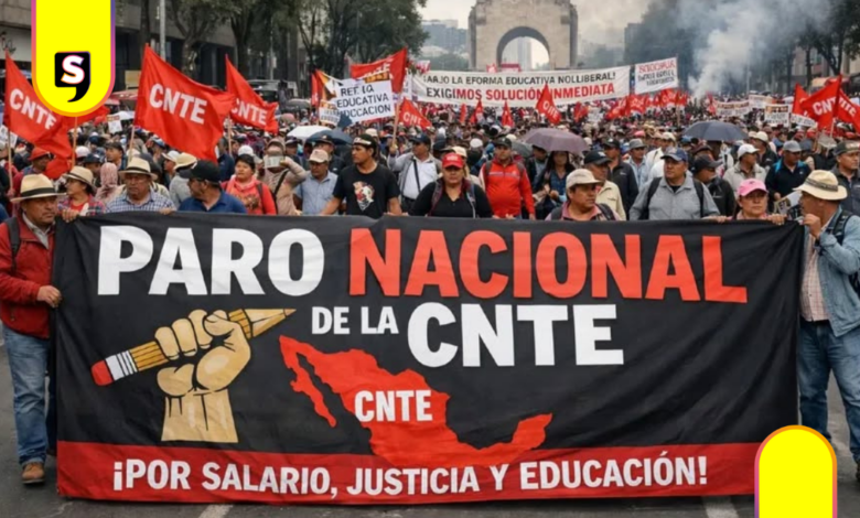 CNTE inicia plantón de 72 horas en el Zócalo