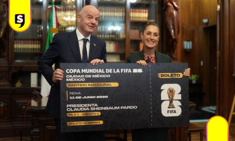Anuncian rifa del boleto 0001 para la inauguración del Mundial