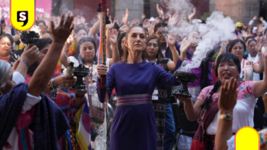Sheinbaum reconoce a las mujeres militares en el 8M.