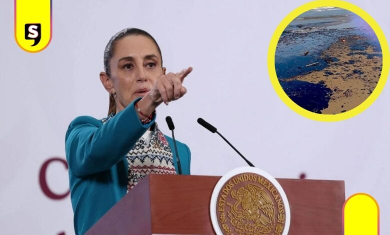 Sheinbaum derrame fuga de Pemex