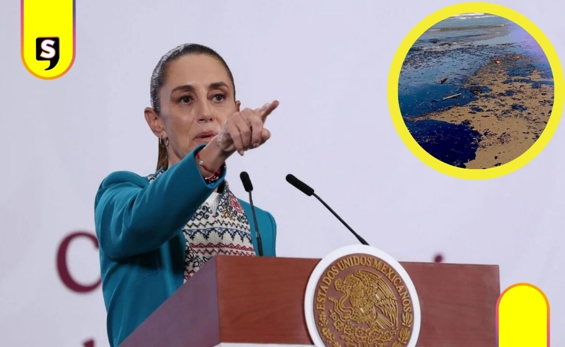 Sheinbaum derrame fuga de Pemex