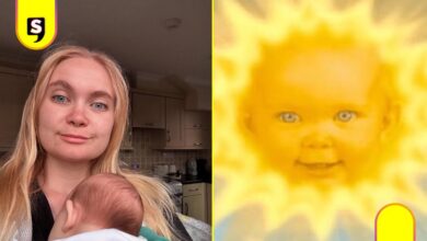 bebé de los Teletubbies