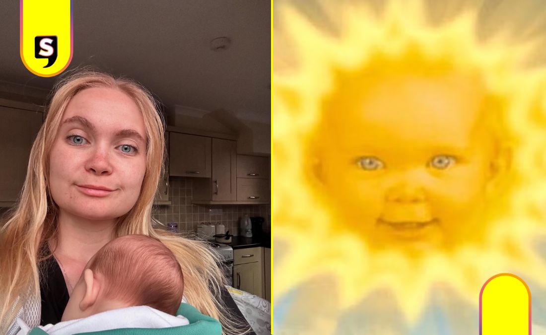 bebé de los Teletubbies