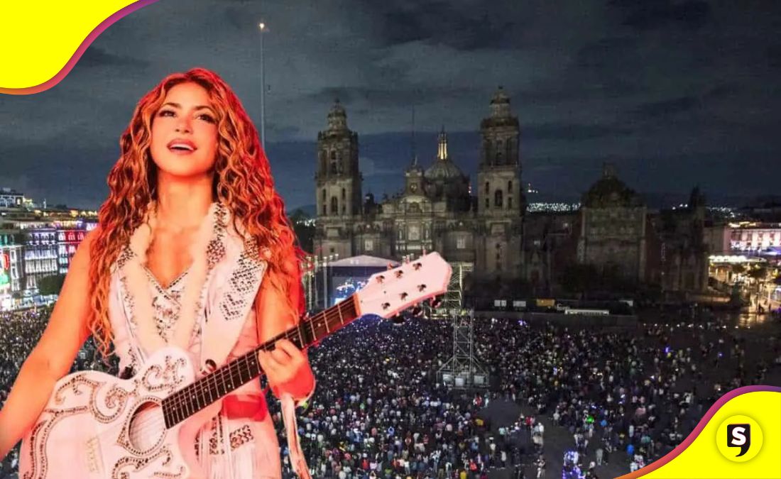 ley seca Shakira en el Zócalo