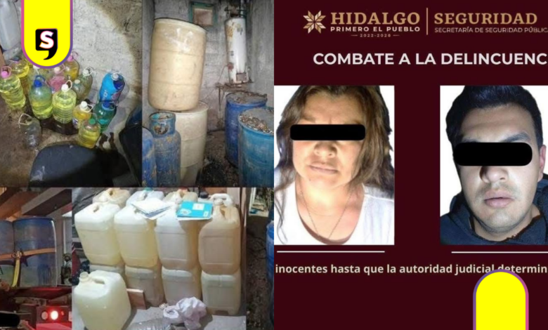 Golpe al huachicol en Tulancingo: caen dos personas