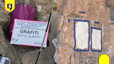 Avanzan con retirar grafitis en Huapalcalco