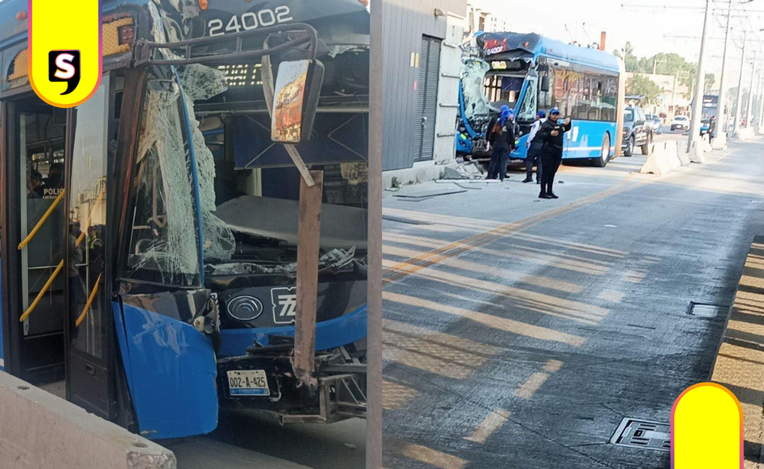 Impacto de trolebús en La Covadonga deja 20 lesionados