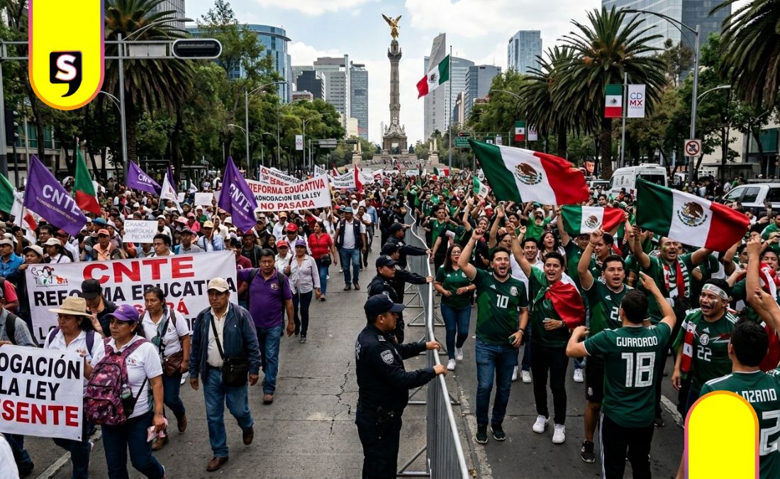 protestas de la CNTE en mayo