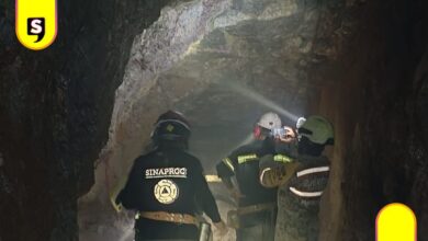 trabajador mina Santa Fe