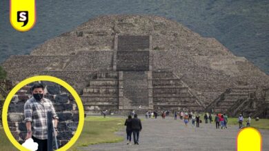 video del tirador en Teotihuacán