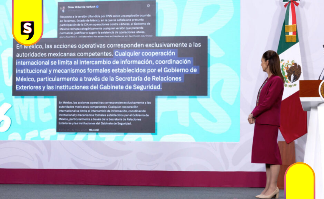 Sheinbaum niega operaciones de CIA en México