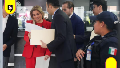 Comparece Maru Campos en la FGR por agentes de la CIA