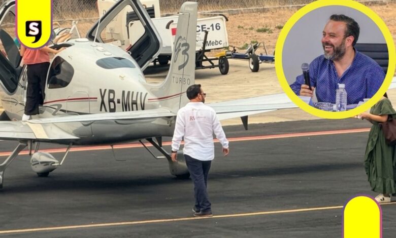 Jesús Romero avioneta privada