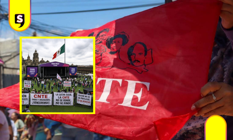 Sin acuerdos: CNTE protesta durante Mundial