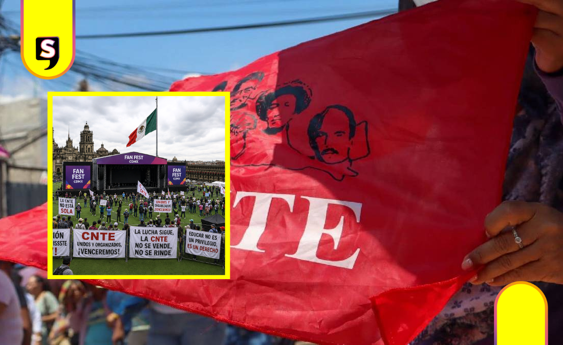 Sin acuerdos: CNTE protesta durante Mundial