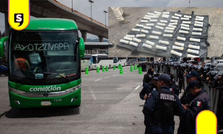 Normalistas de Ayotzinapa fabricaban explosivos en Tlalpan