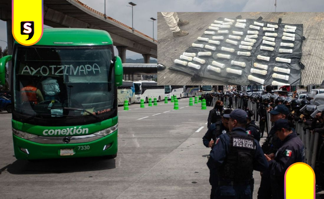 Normalistas de Ayotzinapa fabricaban explosivos en Tlalpan