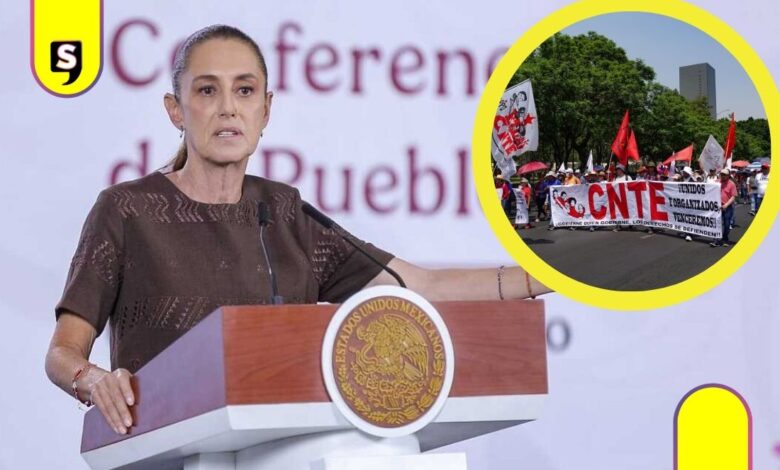 Sheinbaum reunión con maestros de la CNTE