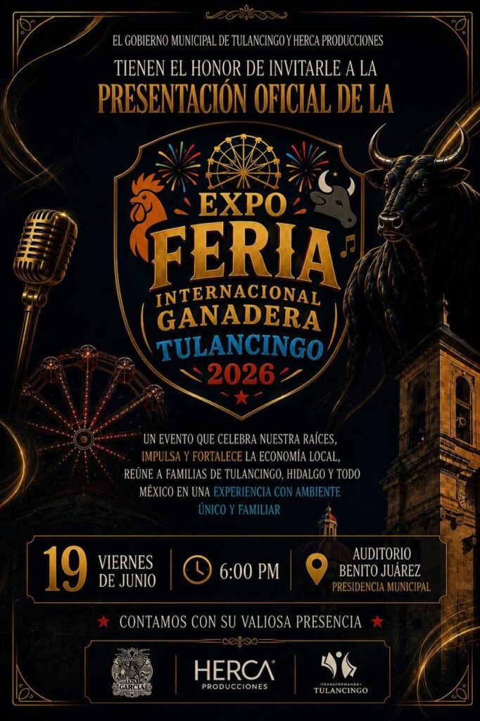 Llega feria a Tulancingo: Mañana revelarán cartel completo de la Expo