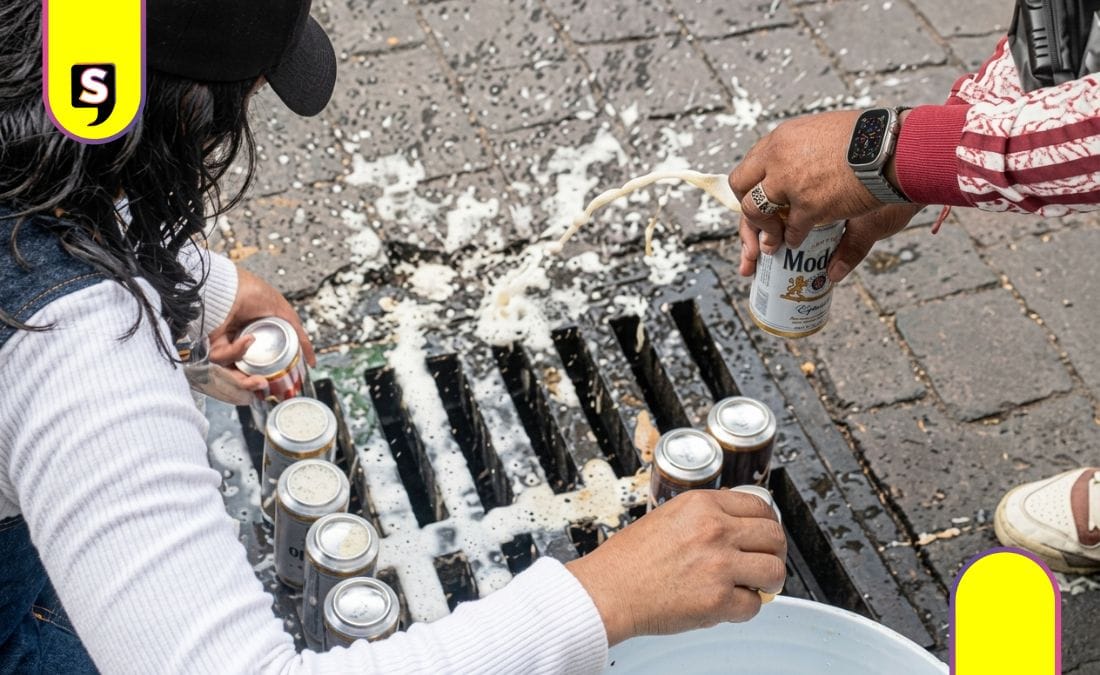 cerveza en Fan Fest de la CDMX