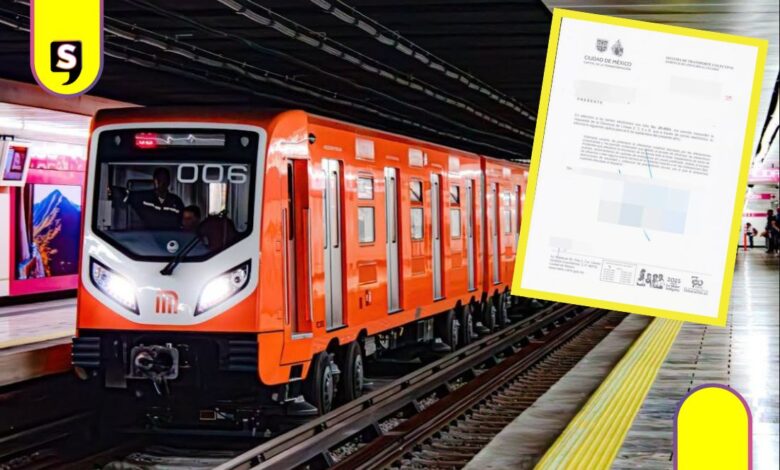 justificante del Metro