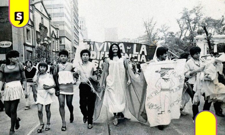 primera marcha LGBT+ en México