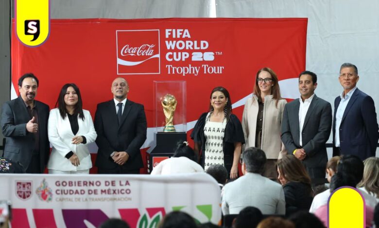 trofeo de la Copa del Mundo en CDMX