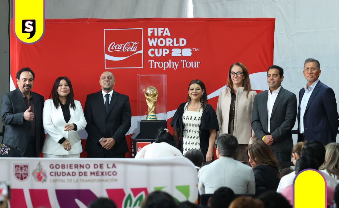 trofeo de la Copa del Mundo en CDMX