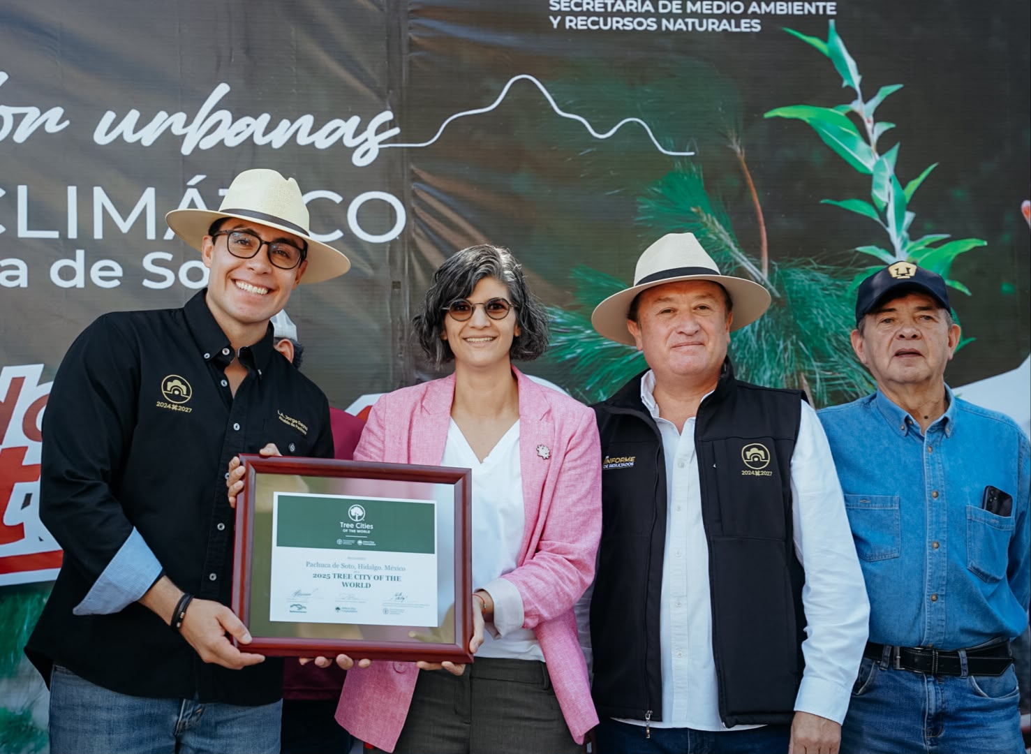 Pachuca Unidad Deportiva árboles
