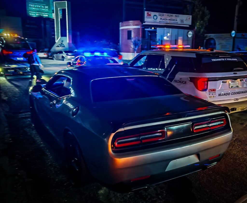Operativo en Pachuca arrancones
