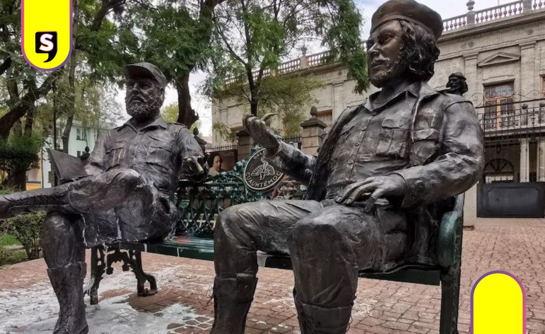 Brugada estatuas de Fidel y Che
