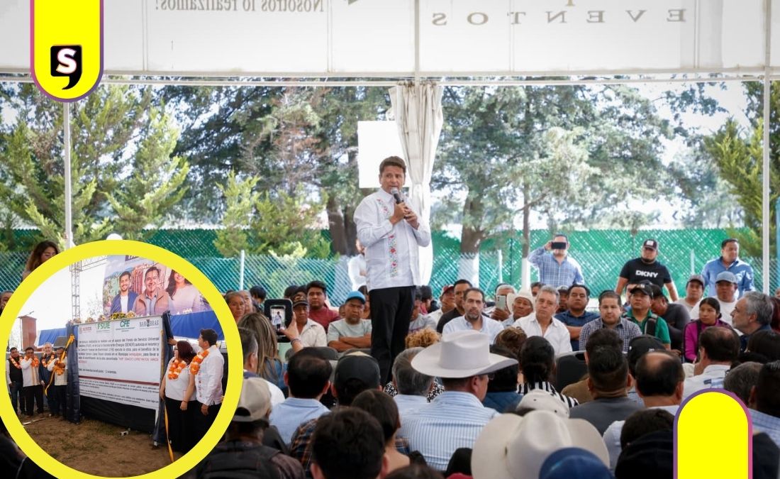 Cuauhtémoc Ochoa electrificación en Ixmiquilpan