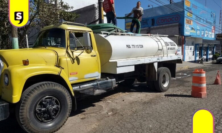 Falla eléctrica agua Tulancingo