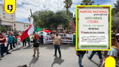 Protesta nacional contra Israel por acuerdo con Chihuahua