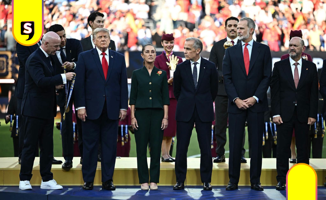 Sheinbaum dialogó con Trump durante la final del Mundial 2026