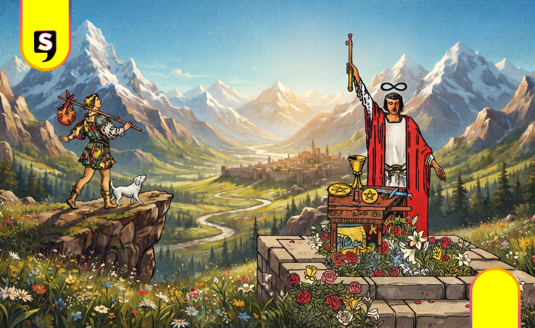 El viaje del héroe en el tarot: guía de los 22 Arcanos