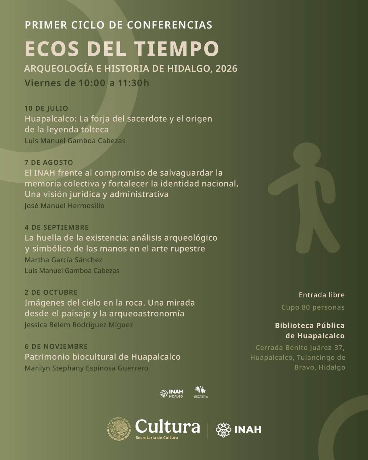 Arranca este viernes ciclo de conferencias sobre Huapalcalco