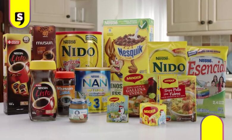 colorantes artificiales en Nestlé