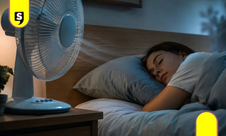 dormir con el ventilador prendido