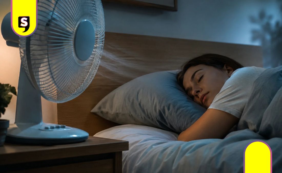 dormir con el ventilador prendido