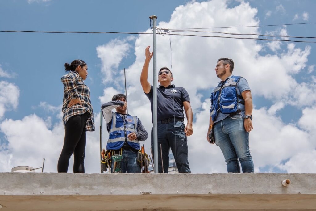 instalación de las 556 cámaras Pachuca