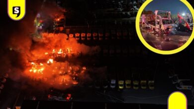 Incendio en bodega de PepsiCo Matamoros