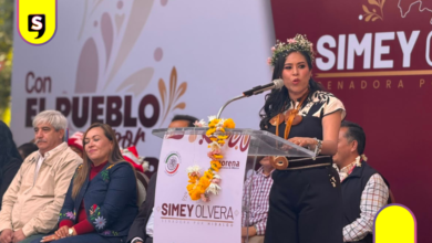 Senadora Simey Olvera no revela gastos de informes en Hidalgo