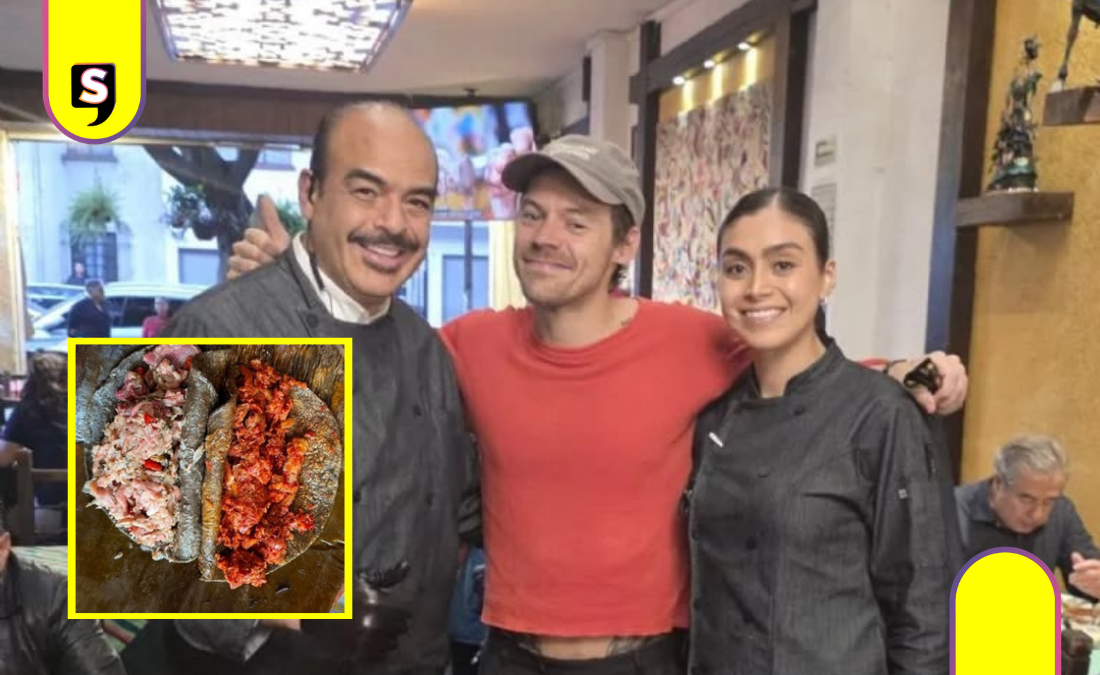 Harry Styles comió barbacoa de Tulancingo en su visita a México