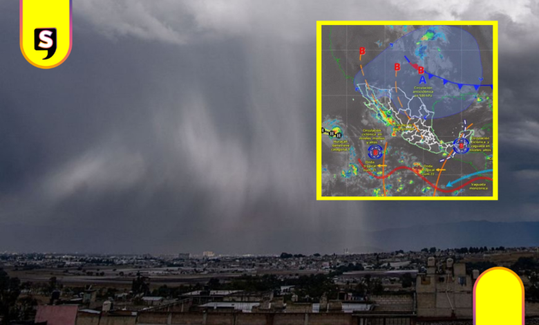 Alerta meteorológica: Lluvias y altas temperaturas en México
