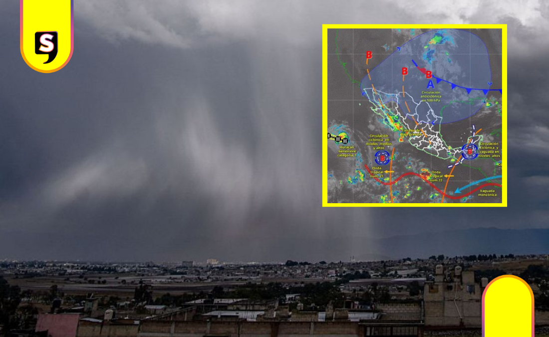 Alerta meteorológica: Lluvias y altas temperaturas en México